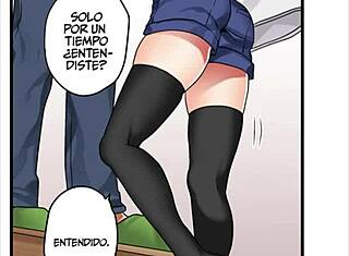 Эй, твой первый раз действительно с этой сексуальной хентай-девочкой в диком анал-акшне?