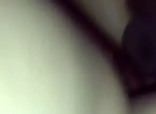 The wife uses a vibrator for anal play with her husband