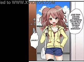 Hey, is your first time really with this sexy hentai character in wild anal action?