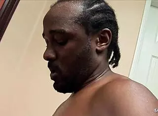 Ebony woman seduces neighbor