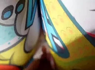 caught my stepsister masturbating and fucked her hard, tearing her leggings 😏