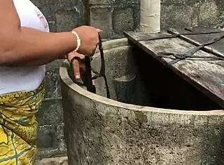 Dirty bitch fucked bent over outside 😈