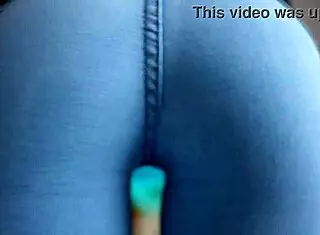 This perfect ass in jeans dominates with face-sitting in a steamy POV clip.