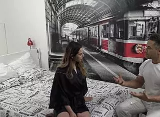 Spanish teen bella rico bent over for doggystyle