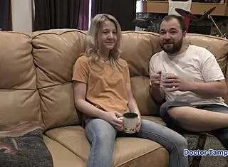 Dr Tampa Examines Petite Stacy Shepard in First Gyno Session