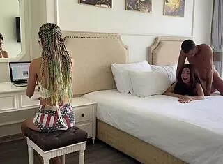 Fuck Me Right Now While Step Sister Works - Risky Sex Behind My Back!