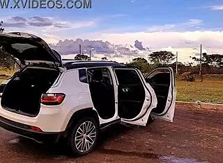 Fucked Latina Whore's Ass Outdoors On Road