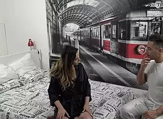 Spanish teen bella rico bent over for doggystyle