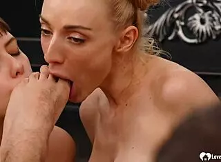 Gorgeous Brunettes Worship My Toes in Kinky FFM!