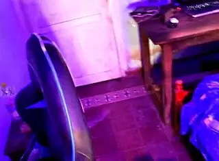 tight blue jean latina wet pussy with big dildo gets rough creampie orgasm