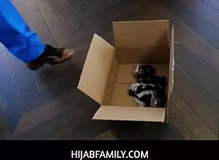 hijabfamily - maya bijou double teamed hard