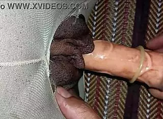 Student's shaved pussy penetrated by dildo and cock