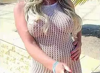 I Wore a Transparent Dress with No Underwear