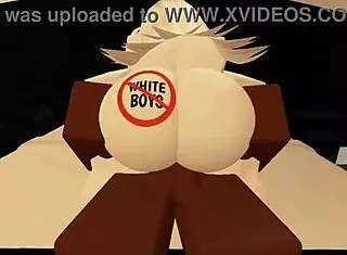 Roblox Shy Girl Turns Lustful With Big Black Cock Sucking And Riding