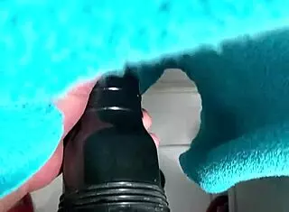 After Cold Shower, Black Cock Fucks Fleshlight!