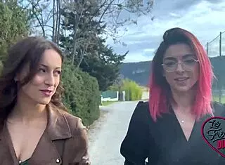 Jade and Leila get passed around by two well-hung studs