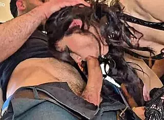 I’m stunned by these skinny girls taking rough DP and first-time anal creampie