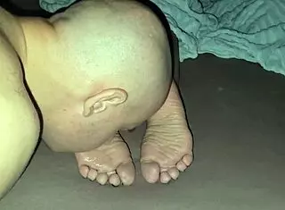 Stepmother's Soles Licked and Cum on Them
