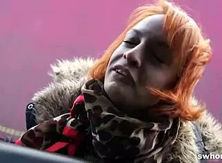 I felt her huge natural tits as the horny masseur fingered martini margo deeply