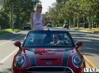 vixen fit blonde amber moore in intense goodbye sex session