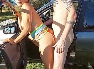 risky road fuck with big ass latina milf and sebas ricci