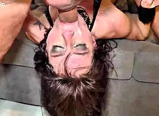 I’m stunned by these skinny girls taking rough DP and first-time anal creampie