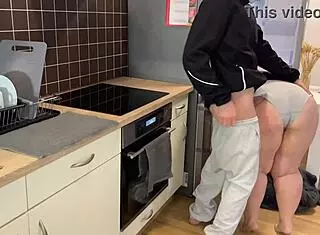 In this roleplay, the cougar mother-in-law with fat ass and tits gets her pussy fucked, leading to cum in panties.