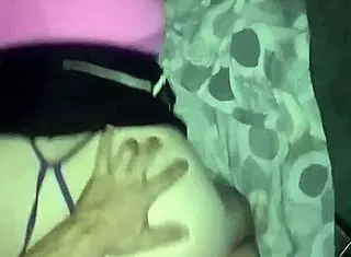 POV solo doggy with open blue thong 😏