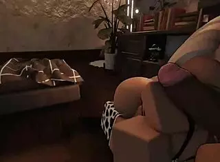 Feeling the passion as I fuck this blond cow slut hard