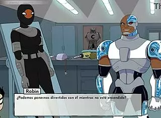 Raven loves hard fucking, submits jinx to cum in mouth