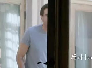 Trusty Handsome Plumber Fixes Leaking Pipes