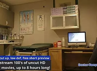 angel santana and aria nicole's first gyno exam