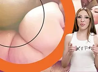 petite blonde gf interrupts game to fuck friend