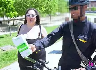 Mae Quira Flashes Big Tits On Street