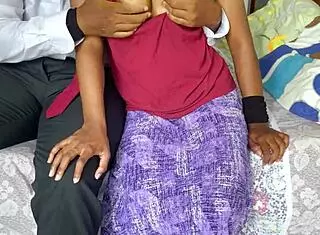 shh, don't make noise, stepfather can't know about this teen pussy play