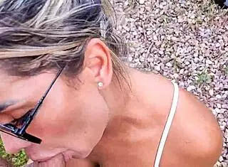 wanna watch me pound this juicy hole outdoors?