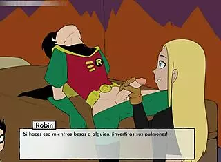 Raven loves hard fucking, submits jinx to cum in mouth