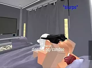 Roblox cutie begged for rough anal and deepthroat sex! 😏