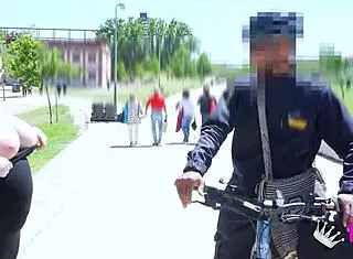 Mae Quira Flashes Big Tits On Street