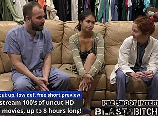 Angel Santana's Hairless Pussy Filled with Cum in Latex Roleplay