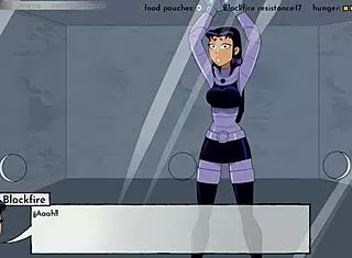 Raven loves hard fucking, submits jinx to cum in mouth