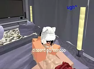 Roblox cutie begged for rough anal and deepthroat sex! 😏