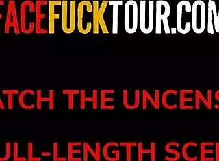 Petite brunette nikki fox delivers gagging blowjob pov close ups