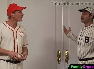 familyorgasm girls get wild with baseball player dads in orgy