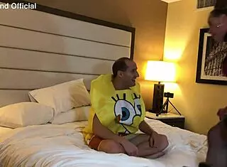SPONGEBOB fucks the HOT MILF TRANS WOMAN in a parody