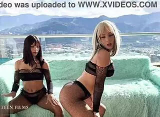 natasha, a sexy latina teen, explores anal play in big gape session