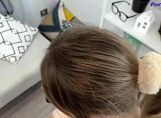 Pretty Milka In Fishnets Receives A Facial Treatment