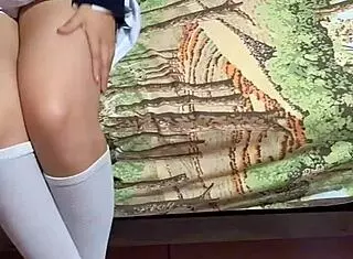 Young colombian schoolgirl with big ass gets first time fuck from teacher