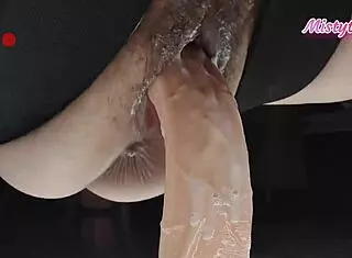 I got my creamy cunt massaged by mistythyghs in the sex chair, it was so good.