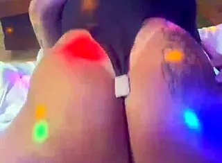 Cuckold watches slut sit on big cock